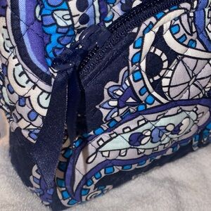 Vera Bradley Blue Paisley Cosmetic Bag NWOT